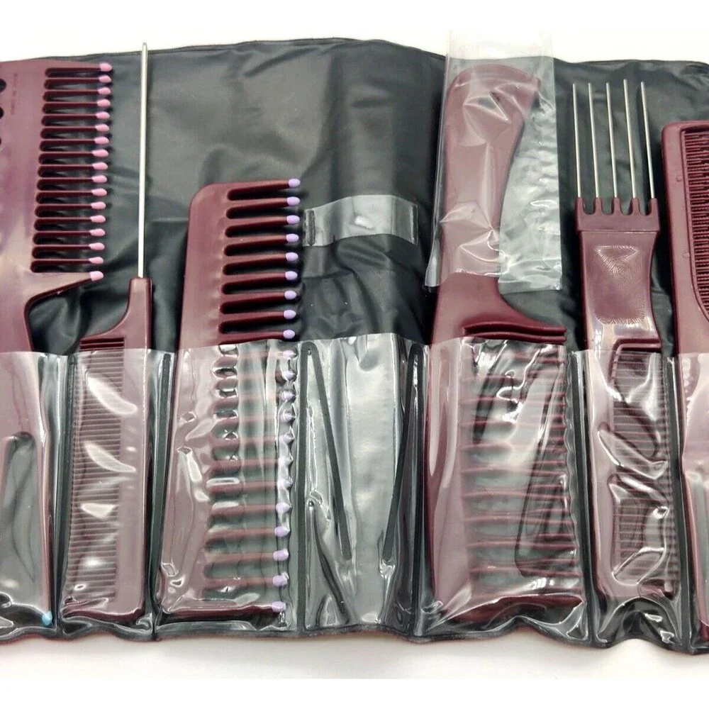 MARIANNA 9 piece Professional Hair Styling Comb & Brush  Set  New